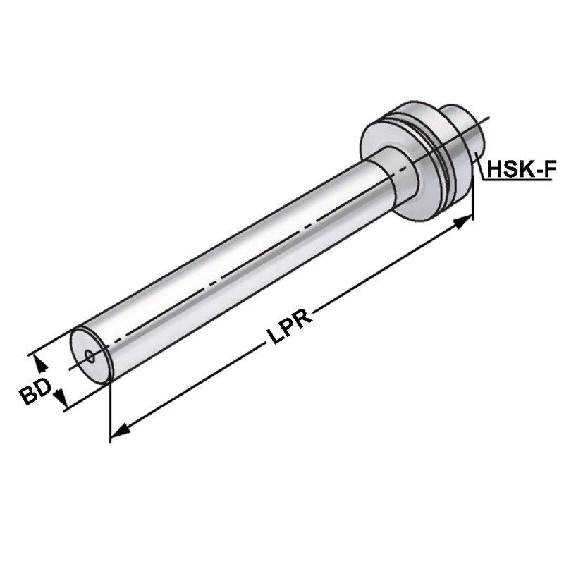 Test arbor HSK 63 - 40 - 346