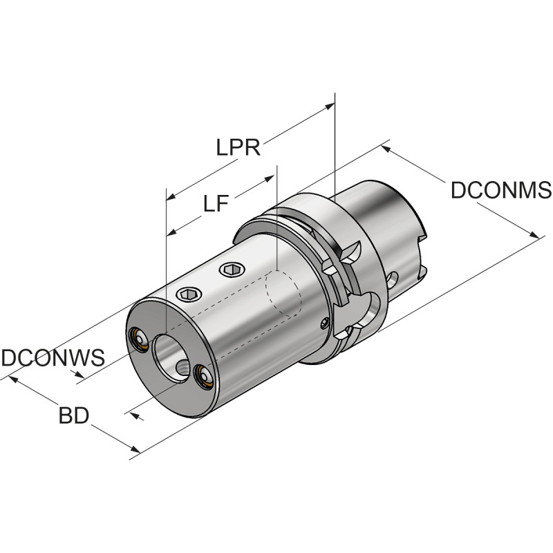 Тримач бурової штанги HSK 63-10-90