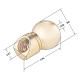 Ball spray nozzle (brass) 14 mm Ø 14 mm - 19 - M6