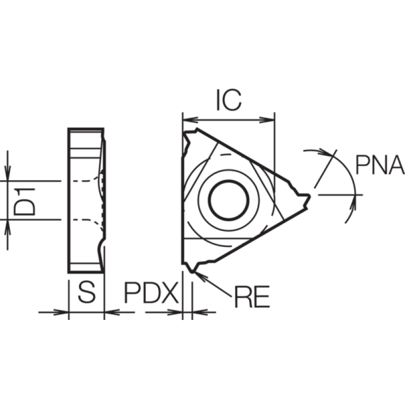 Carbide Threading Insert TJY18264