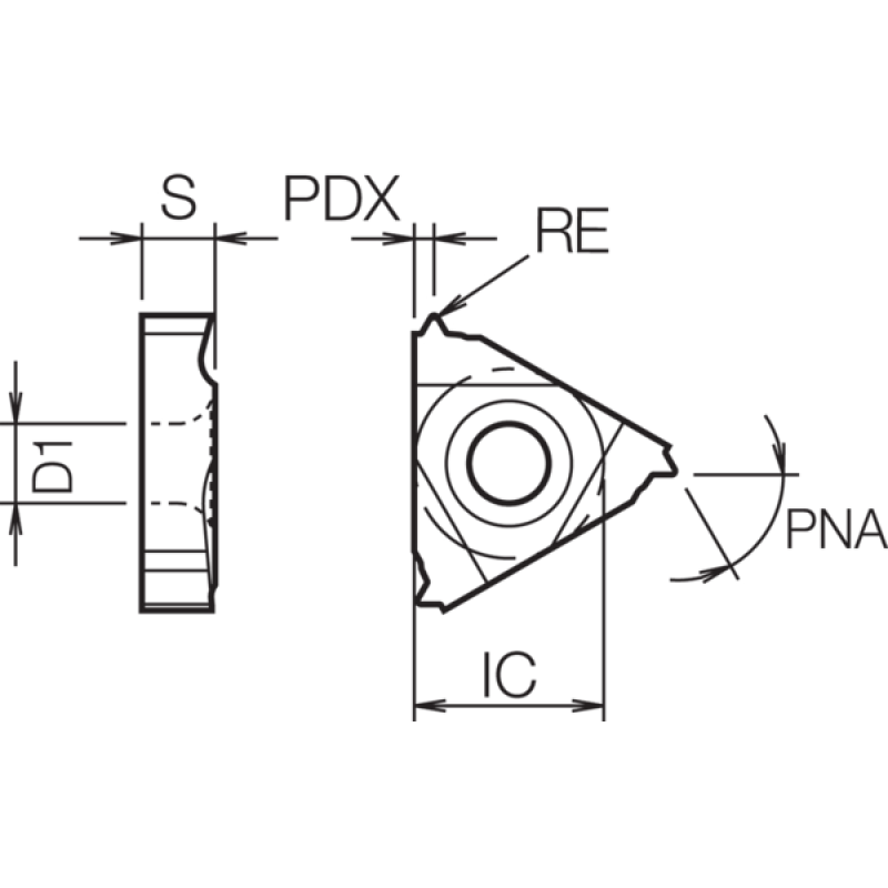 Carbide Threading Insert TJY18324