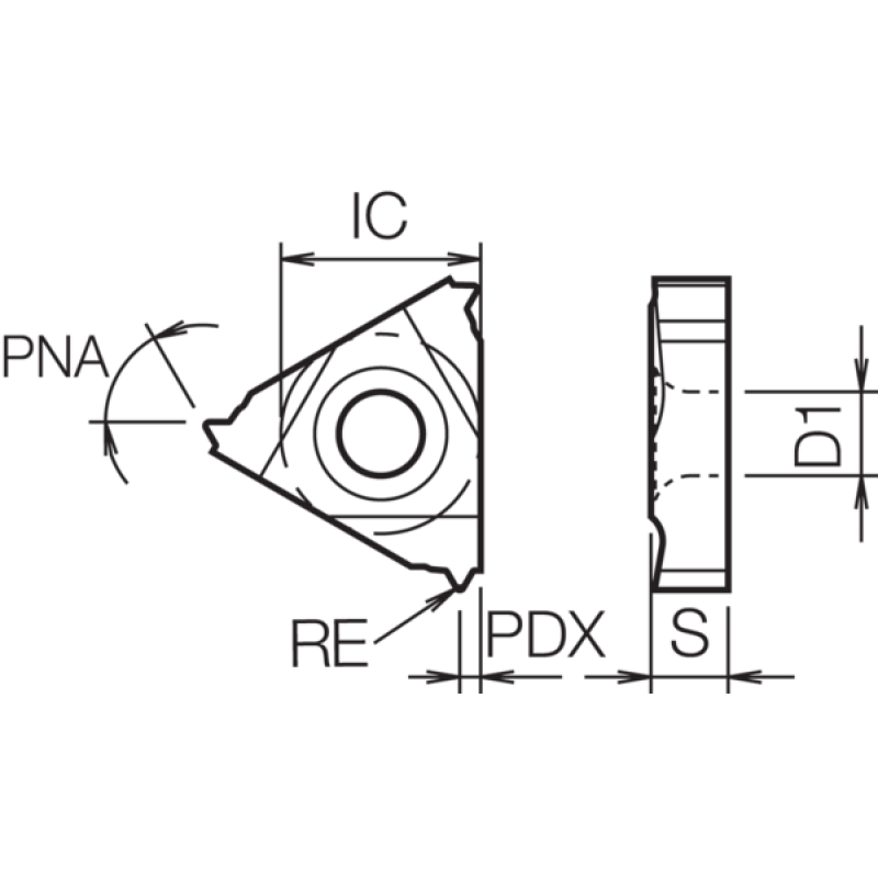 Carbide Threading Insert TJY18285