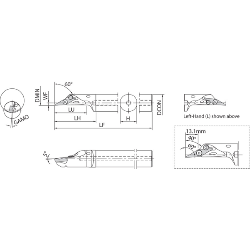Turning Toolholder THC14986