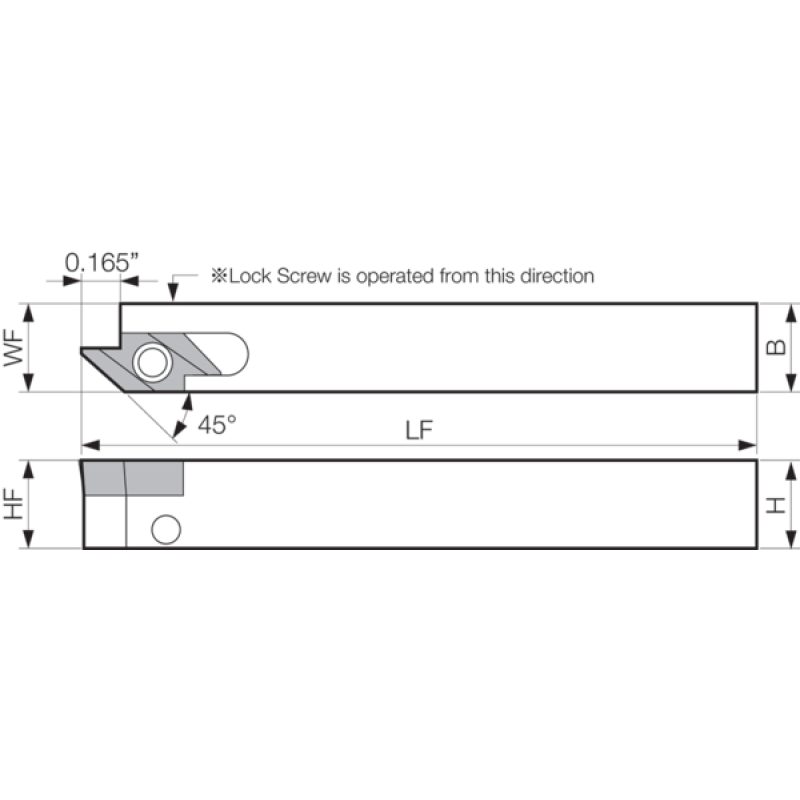 Turning Toolholder THC07163