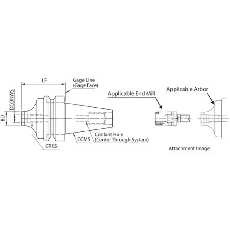 Milling Toolholder THN05602