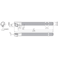 Turning Toolholder THC08334