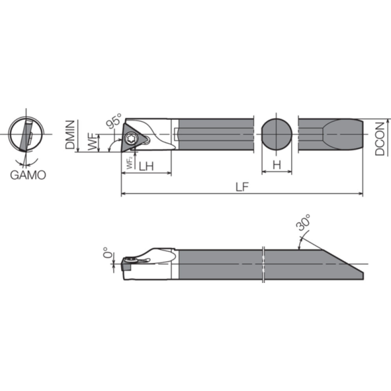 Turning Toolholder THC14616