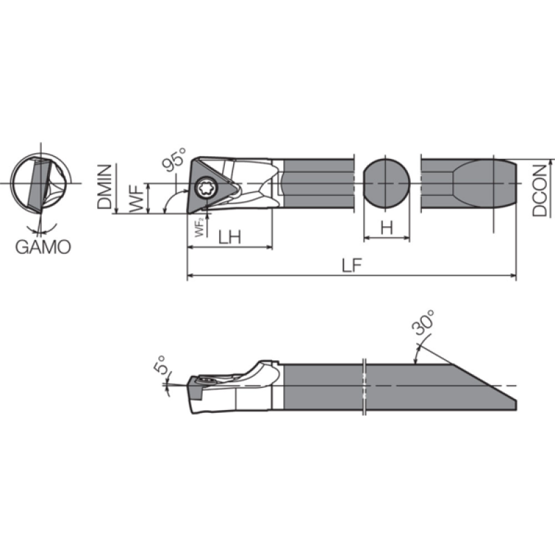 Turning Toolholder THC14617