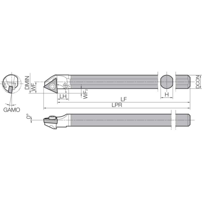 Turning Toolholder THC08371
