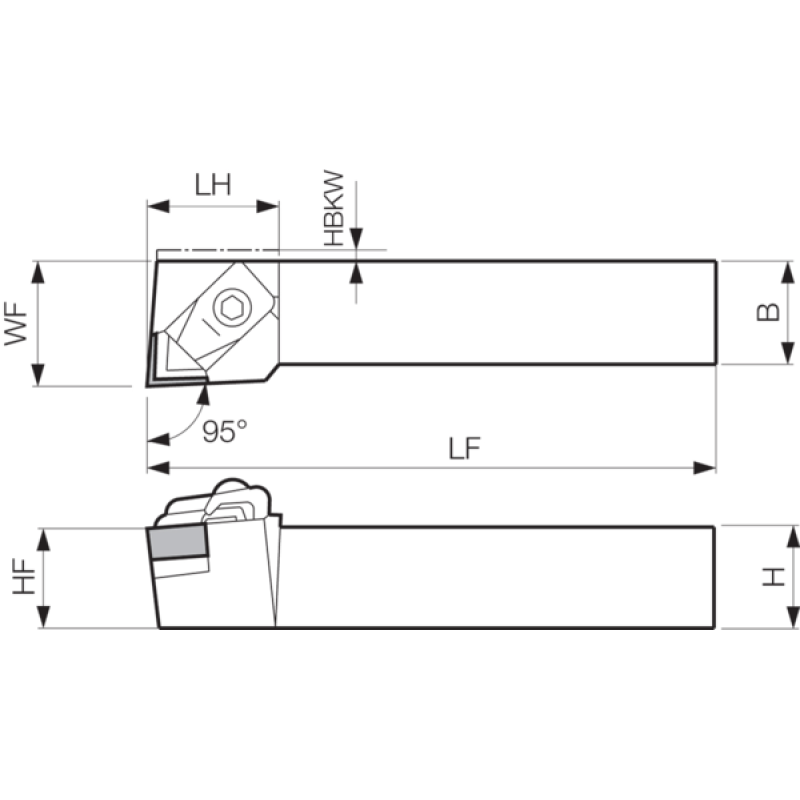 Turning Toolholder THC02710