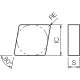Ceramic Turning Insert TCR00892
