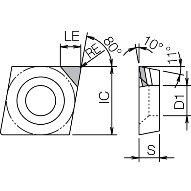 PCD Turning Insert TBR01891