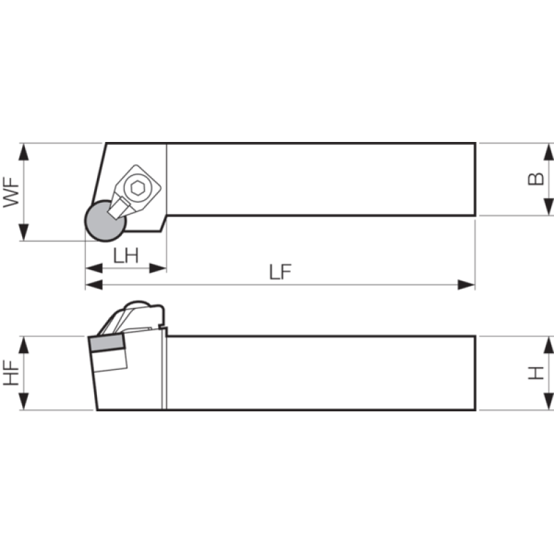 Turning Toolholder THA00544