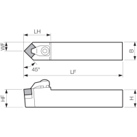 Turning Toolholder THC02130