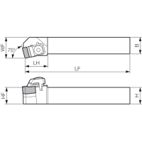 Turning Toolholder THC02220
