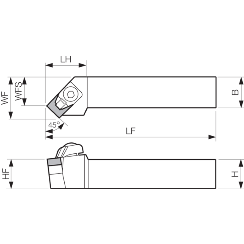 Turning Toolholder THA00180