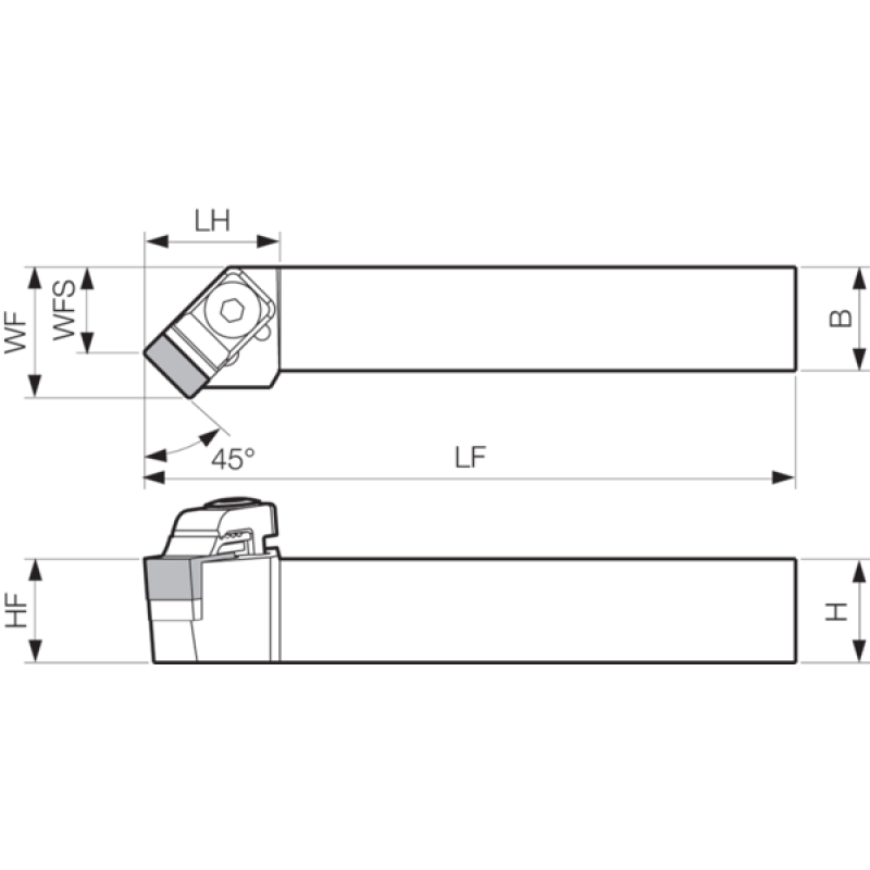 Turning Toolholder THC01990