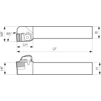 Turning Toolholder THC02280