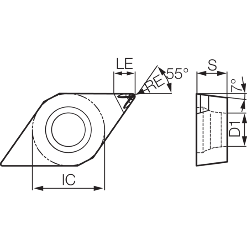 PCD Turning Insert TBR40004