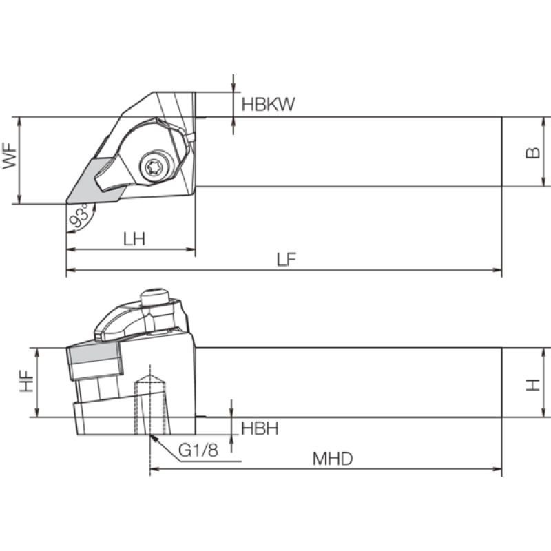 Turning Toolholder THC14908