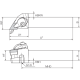 Turning Toolholder THC14908