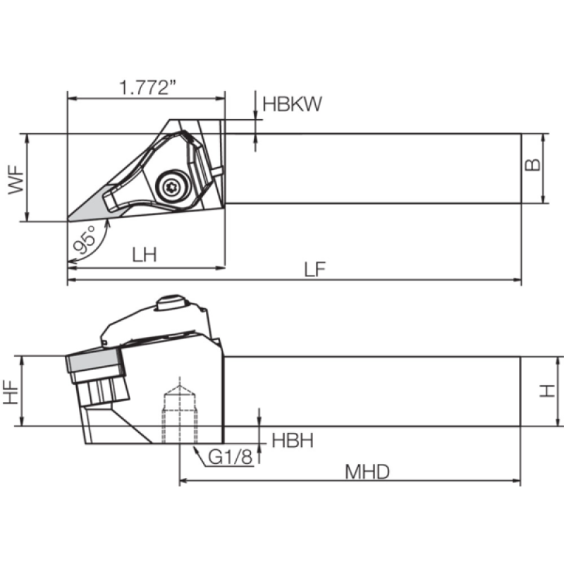 Turning Toolholder THC14928