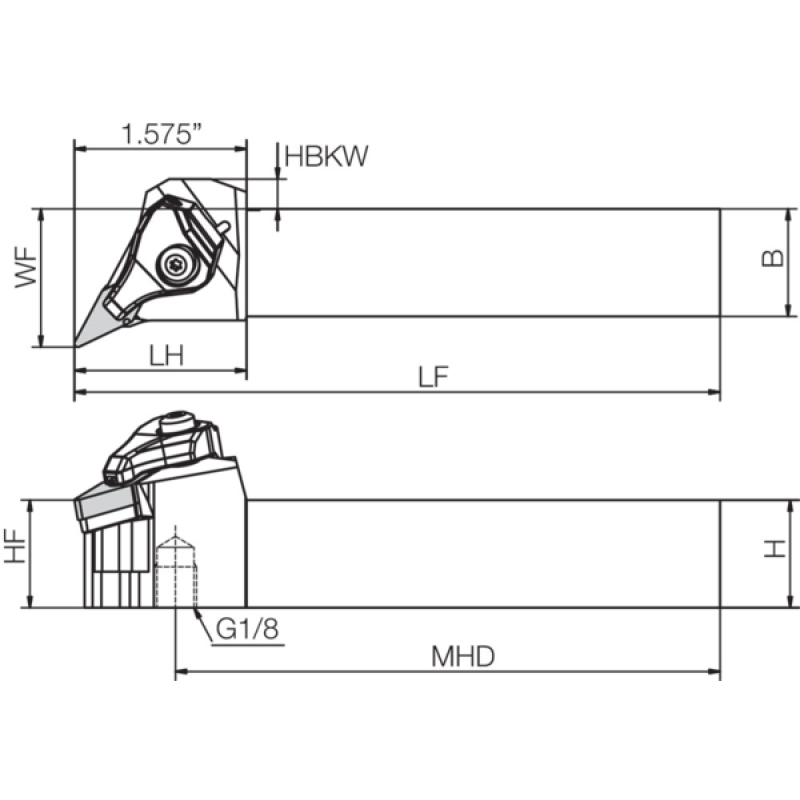 Turning Toolholder THC14933