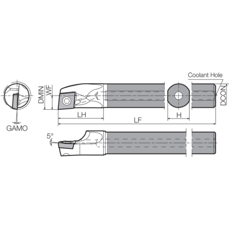 Turning Toolholder THC14580