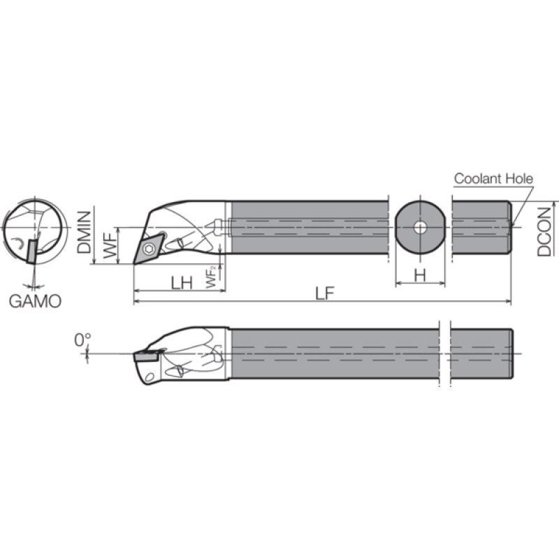 Turning Toolholder THC13908