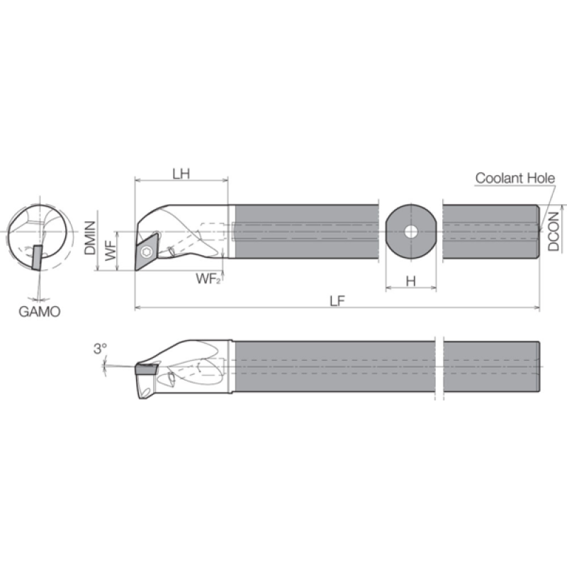 Turning Toolholder THC13892