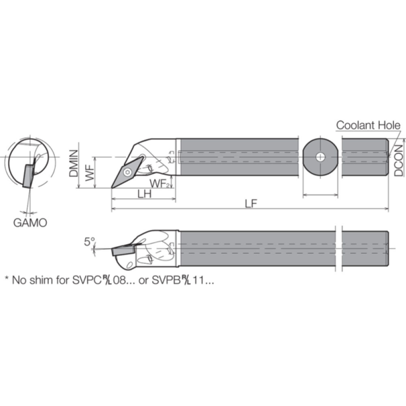 Turning Toolholder THC14202