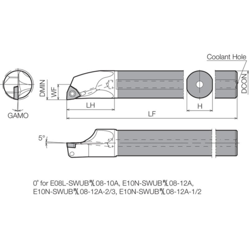 Turning Toolholder THC13798