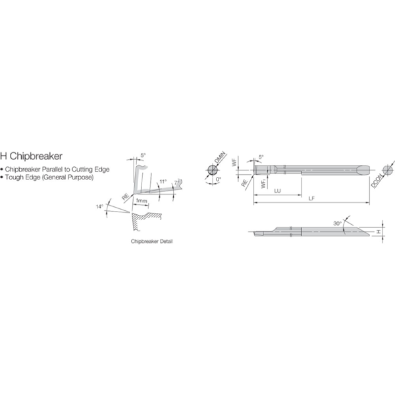 Твердосплавна токарна пластина TKB03806