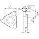 Твердосплавна пластина для канавок TLC19938