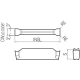 Płytka rowkująca z węglika TWF10724