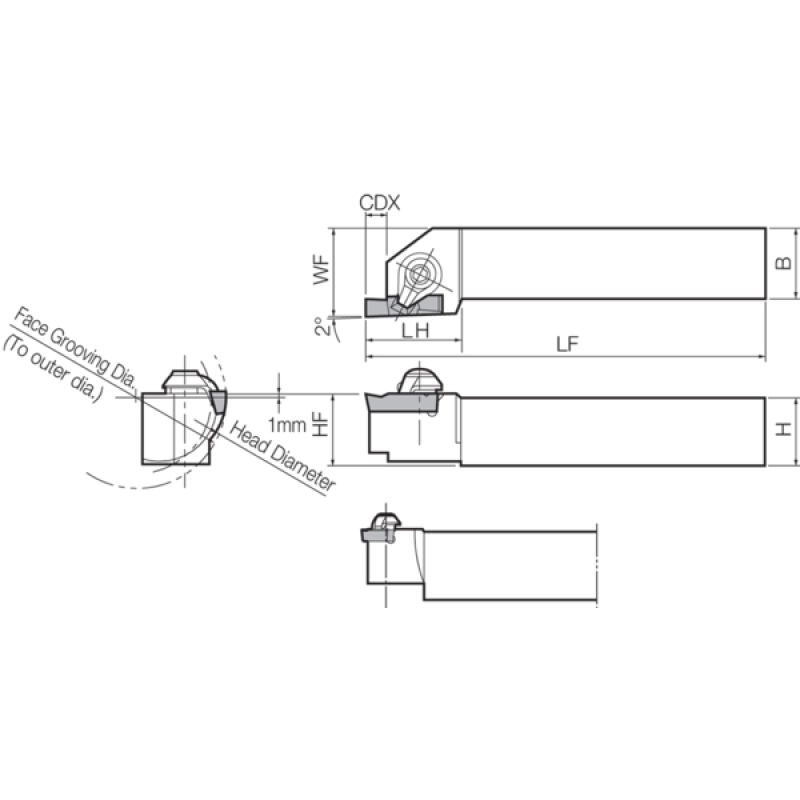 Turning Toolholder THC04934