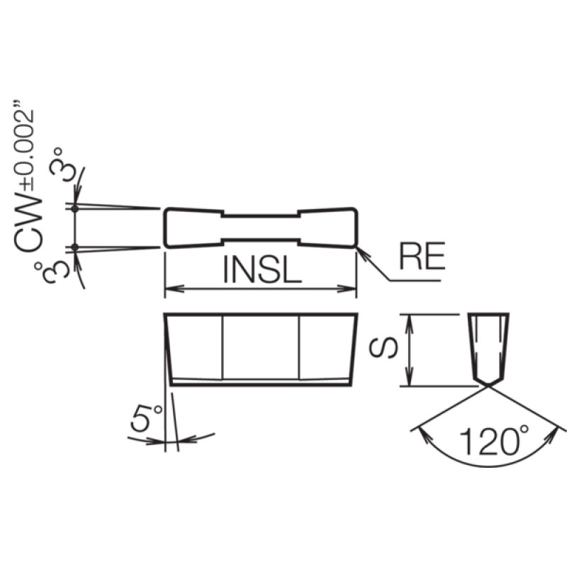 Ceramic Grooving Insert