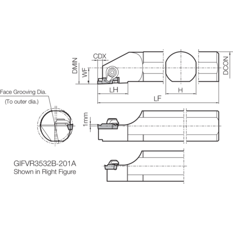 Turning Toolholder THC04721