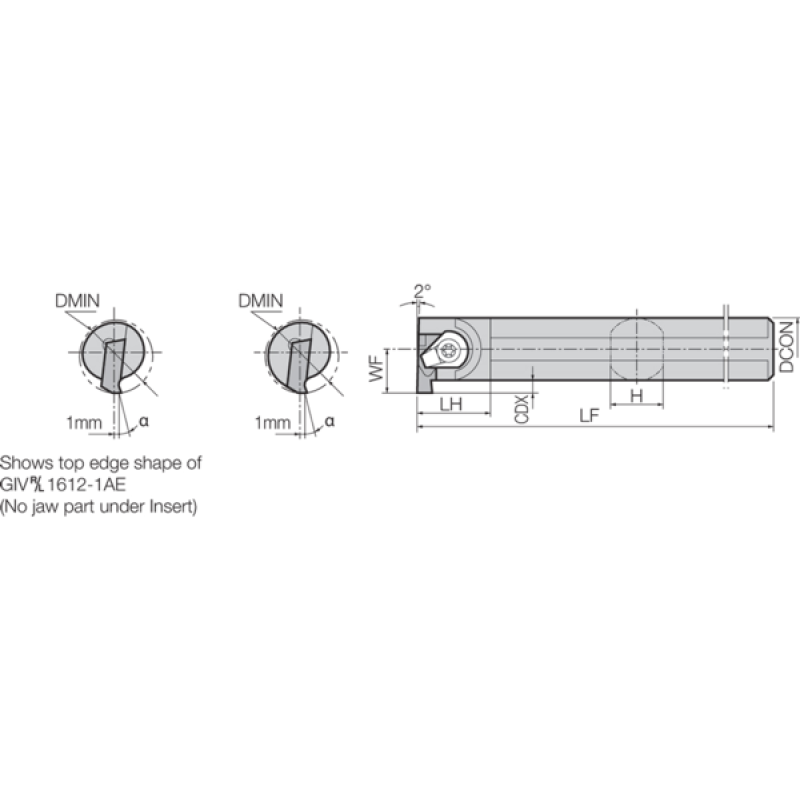 Turning Toolholder THC04862