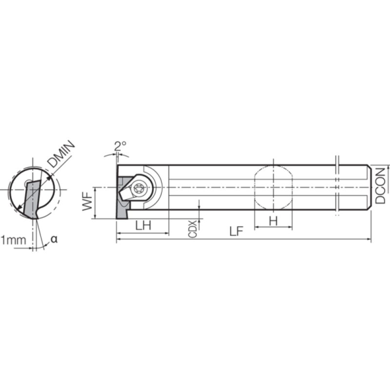Turning Toolholder THC04920
