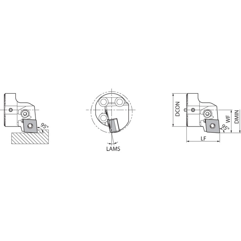 Turning Toolholder THC15324