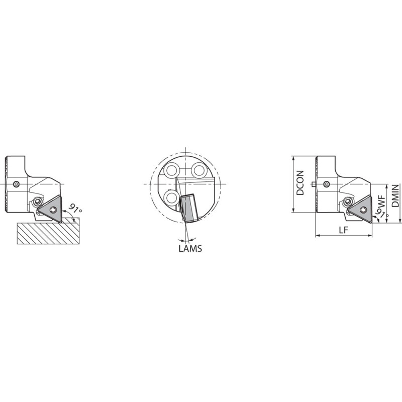 Turning Toolholder THC15328