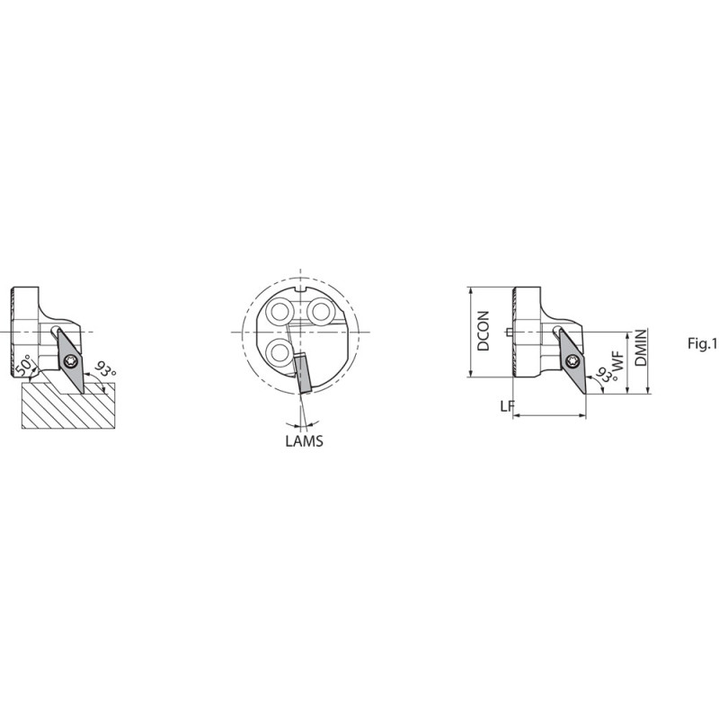 Turning Toolholder THC15282