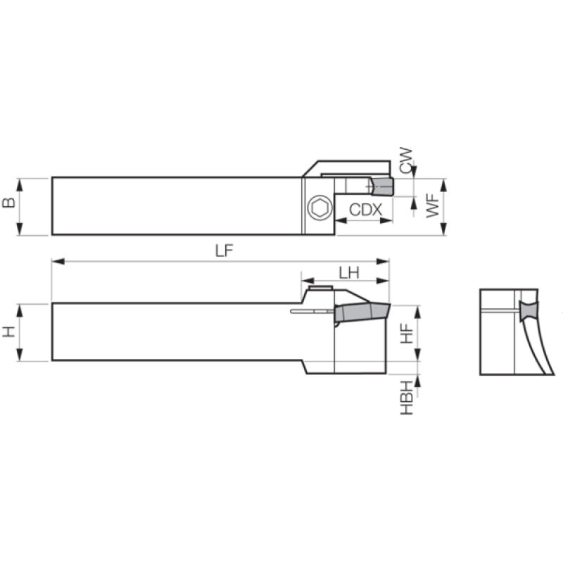 Turning Toolholder THF00945