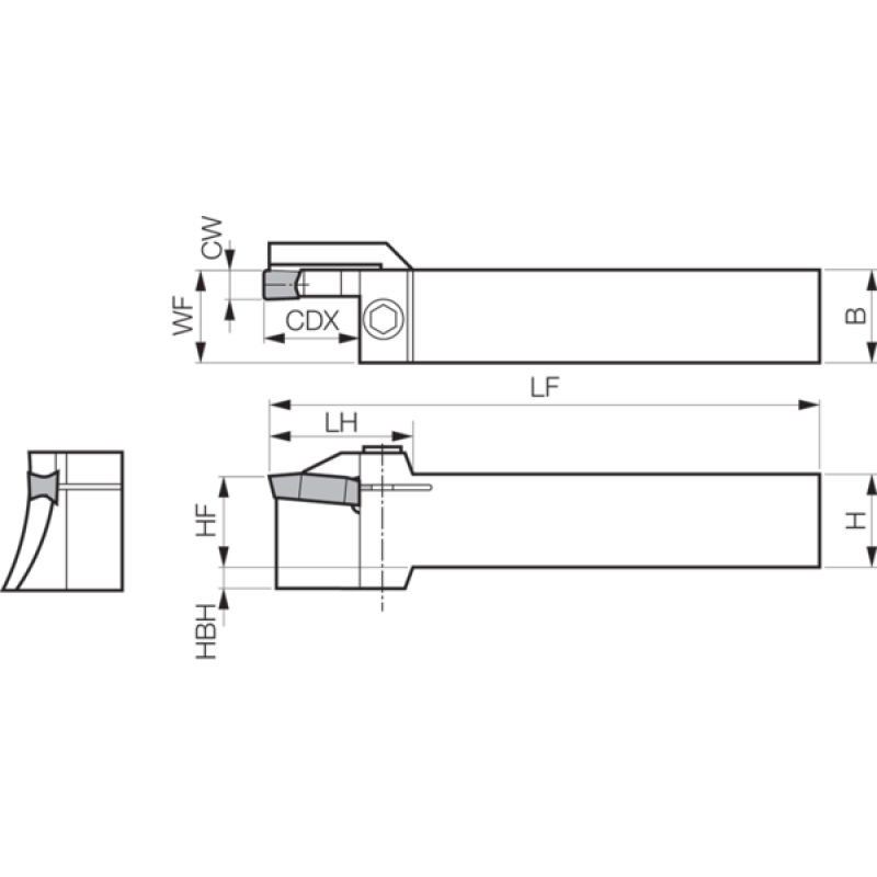 Turning Toolholder THF00940