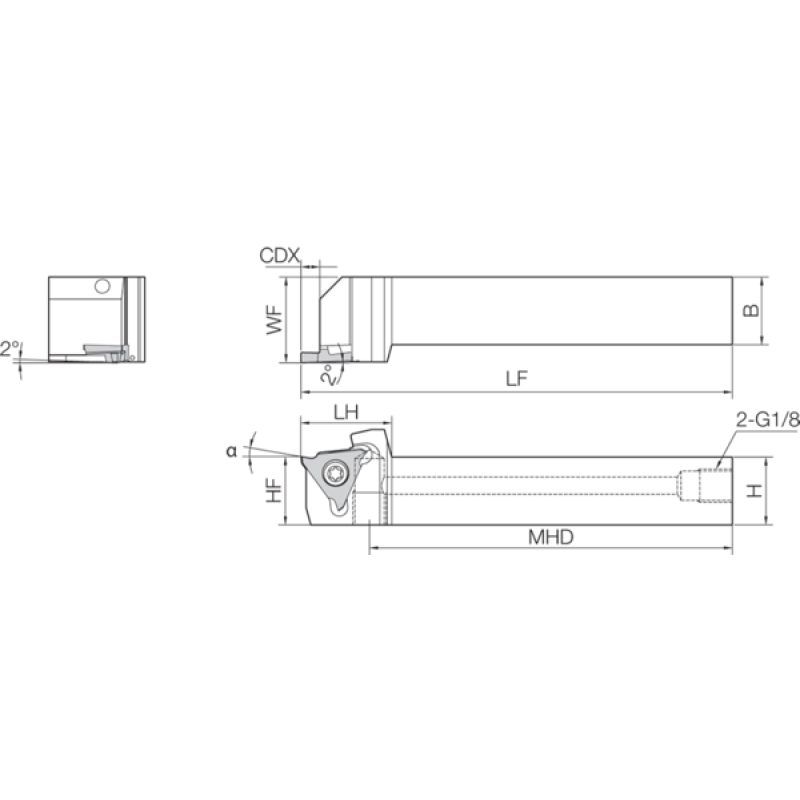 Turning Toolholder THC14869