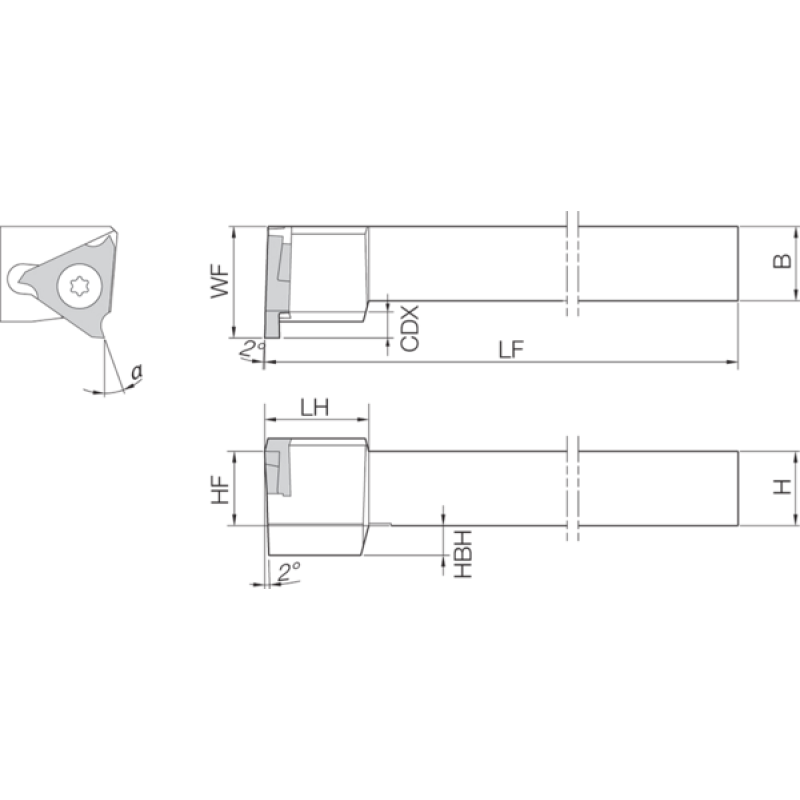 Turning Toolholder THC14780