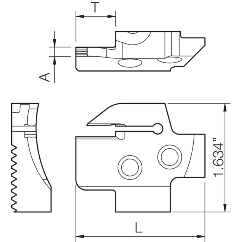 Oprawka narzędzia tokarskiego THT04577