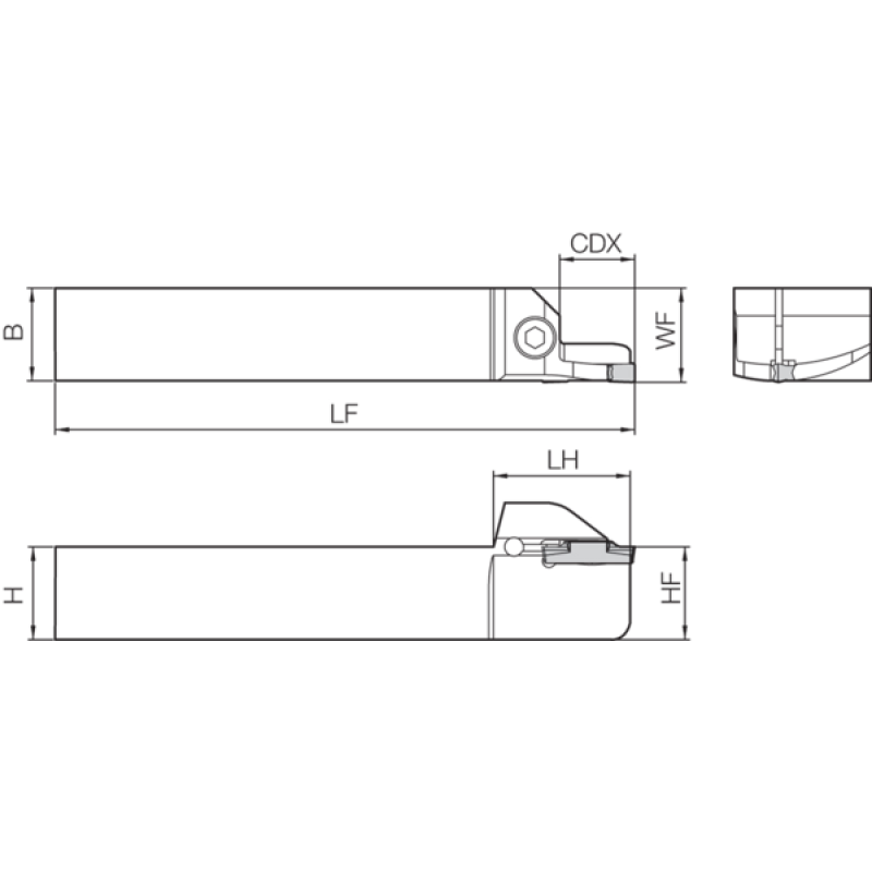 Токарная державкa THT05303