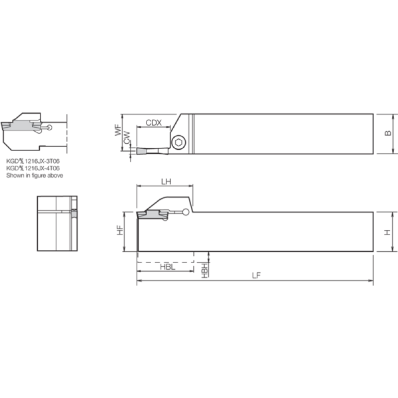 Turning Toolholder THT03915